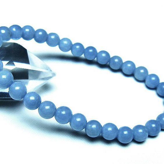 エンジェライト 天使の石 ブレスレット 6mm [t104-3998]