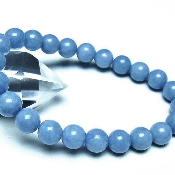 エンジェライト 天使の石 ブレスレット 8mm [t104-4029]