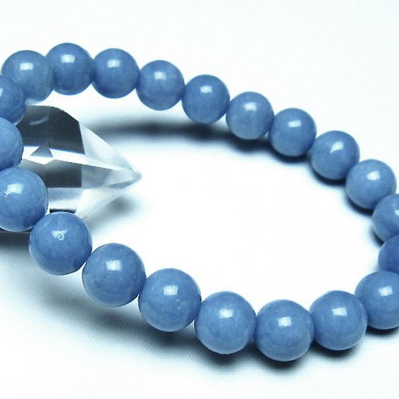 エンジェライト 天使の石 ブレスレット 10mm [t104-4115]