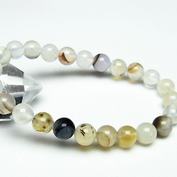 デンドリック アゲート ブレスレット 8mm [t108-5646]