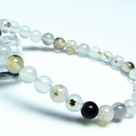 デンドリック アゲート ブレスレット 6mm [t108-5973]