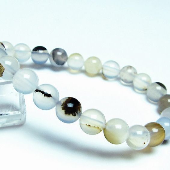 デンドリック アゲート ブレスレット 8mm [t108-5981]