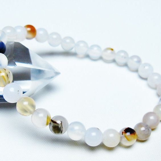 デンドリック アゲート ブレスレット 6mm [t108-6139]