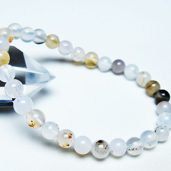 デンドリック アゲート ブレスレット 6mm [T108-6140]