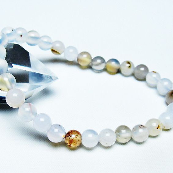 デンドリック アゲート ブレスレット 6mm [t108-6144]