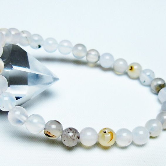 デンドリック アゲート ブレスレット 6mm [T108-6151]