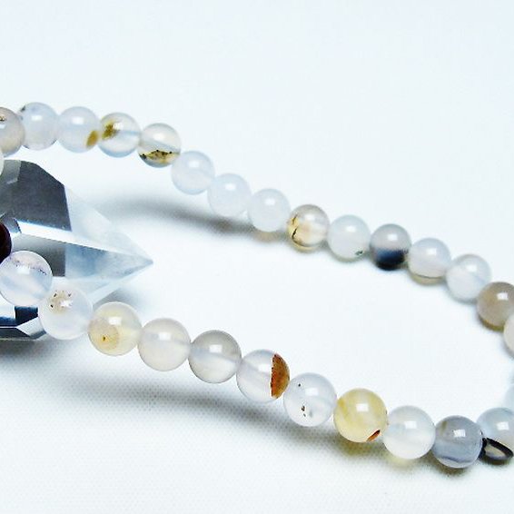 デンドリック アゲート ブレスレット 6mm [T108-6156]