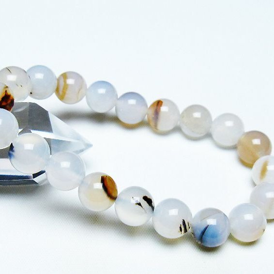 デンドリック アゲート ブレスレット 10mm [T108-6196]