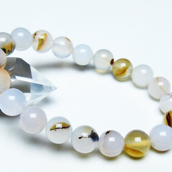 デンドリック アゲート ブレスレット 10mm [T108-6202]