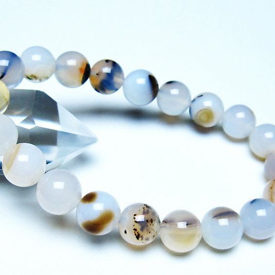 デンドリック アゲート ブレスレット 10mm [t108-6269]