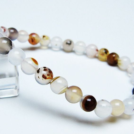 デンドリック アゲート ブレスレット 6mm [t108-6427]