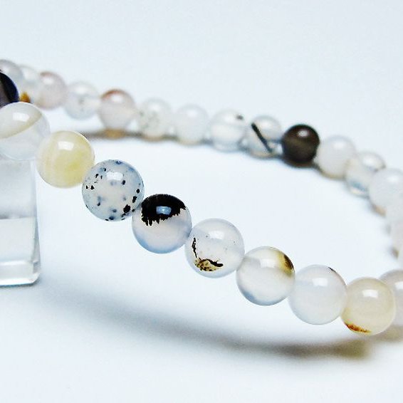 デンドリック アゲート ブレスレット 6mm [t108-6432]