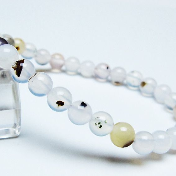 デンドリック アゲート ブレスレット 6mm [t108-6434]