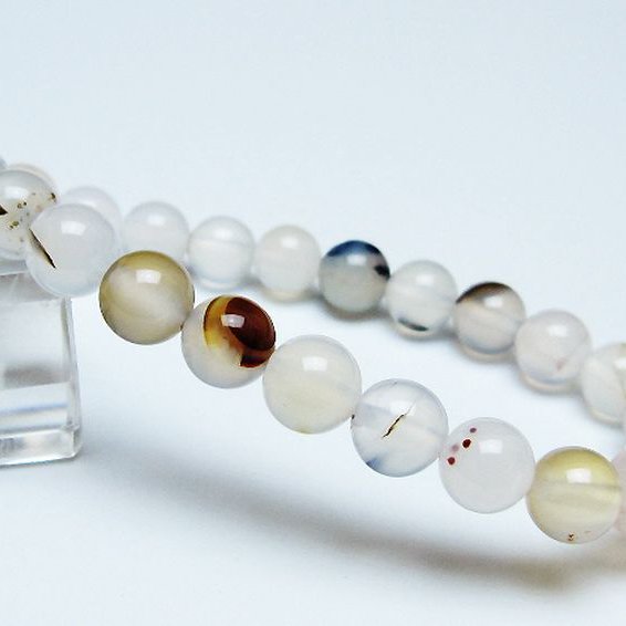 デンドリック アゲート ブレスレット 8mm [t108-6442]