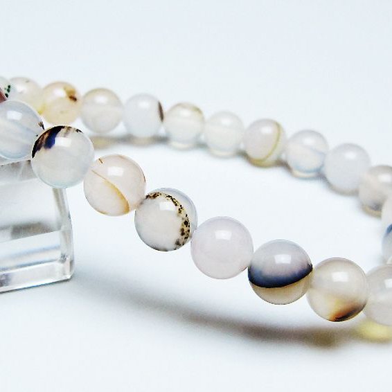 デンドリック アゲート ブレスレット 8mm [t108-6448]