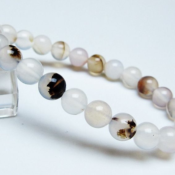 デンドリック アゲート ブレスレット 8mm [t108-6451]