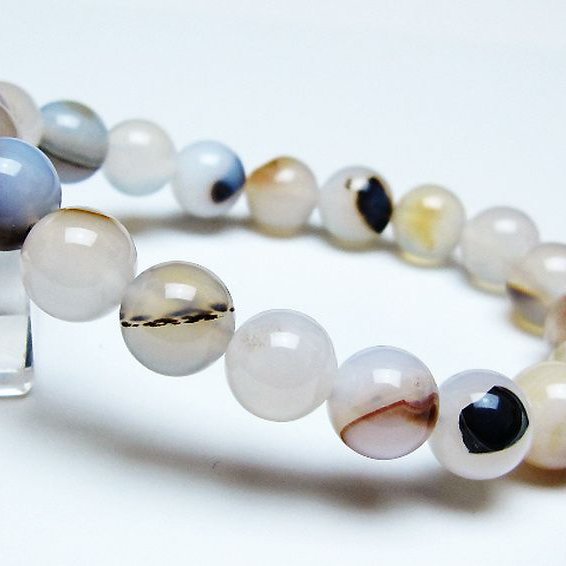 デンドリック アゲート ブレスレット 10mm [t108-6455]