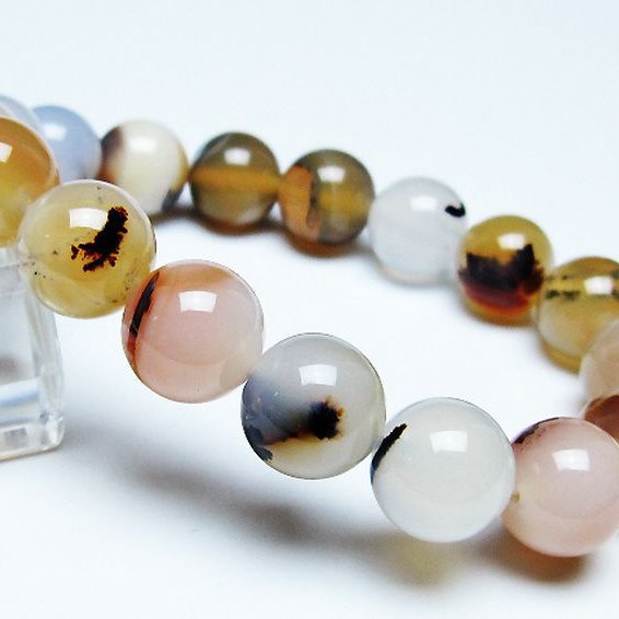 デンドリック アゲート ブレスレット 12mm [t108-6487]