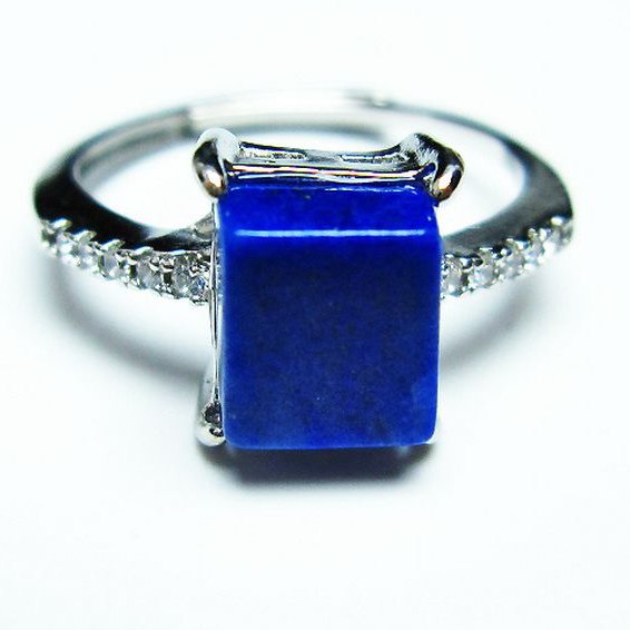 ラピスラズリ 指輪 (16号)[t109-2768]