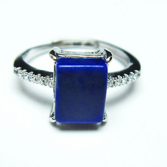 ラピスラズリ 指輪 (16号)[T109-2913]