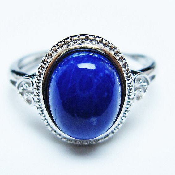 ラピスラズリ 指輪 (16号)[T109-3281]