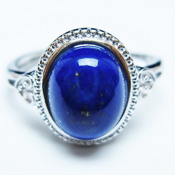 ラピスラズリ 指輪 (17号)[T109-3288]