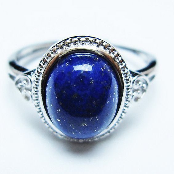ラピスラズリ 指輪 (16号)[T109-3310]