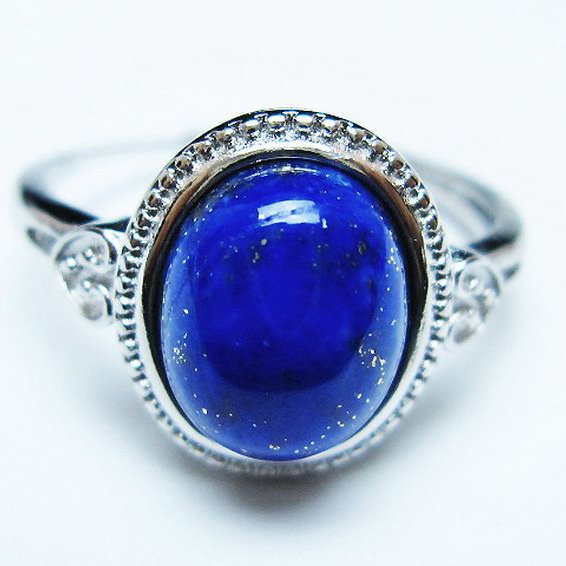ラピスラズリ 指輪 (17号) [t109-3342]