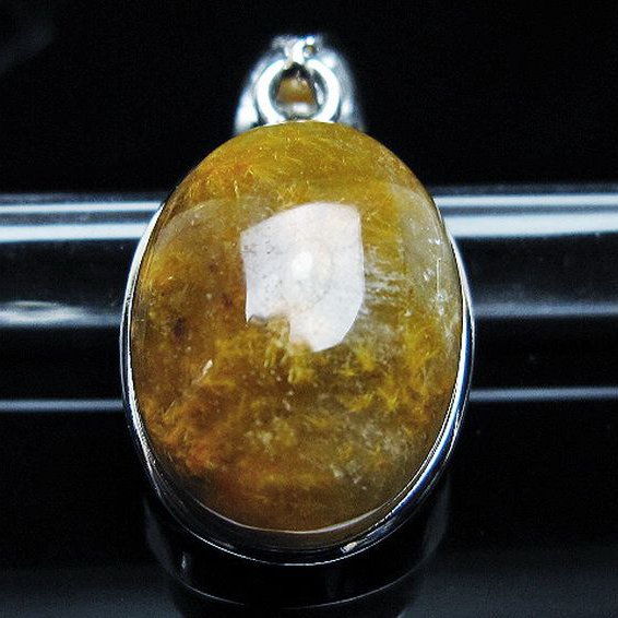 タイチンフラワー水晶 ペンダント [T111-5898]