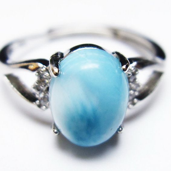 ラリマー 指輪 (13号)[t113-12762]