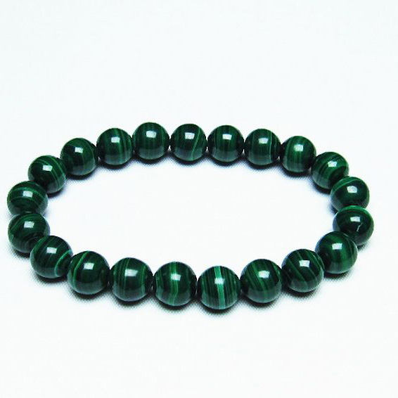 マラカイト ブレスレット 10mm [T115-3826]