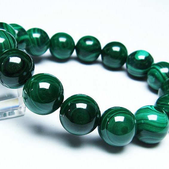 マラカイト天眼 ブレスレット 14mm [t115-3854]