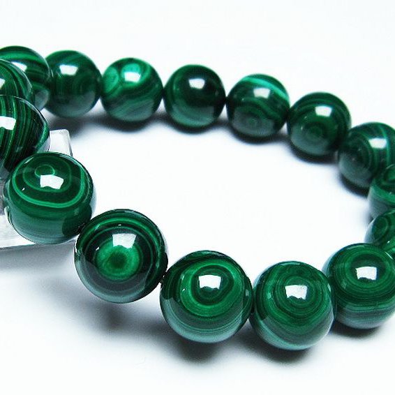 マラカイト天眼 ブレスレット 14mm [t115-3856]
