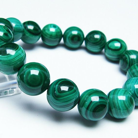 マラカイト天眼 ブレスレット 14mm [t115-3919]