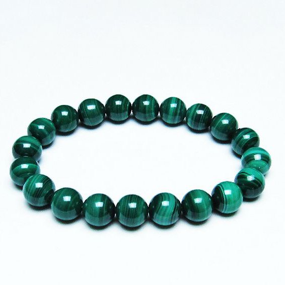 マラカイト ブレスレット 10mm [T115-4088]