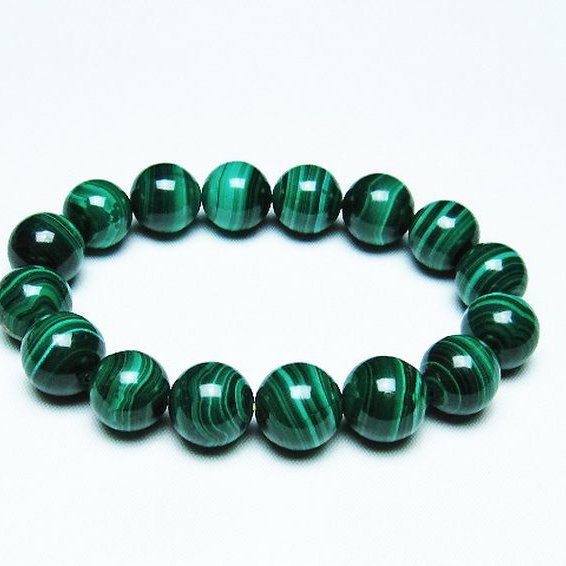 マラカイト ブレスレット  14mm [T115-4204]