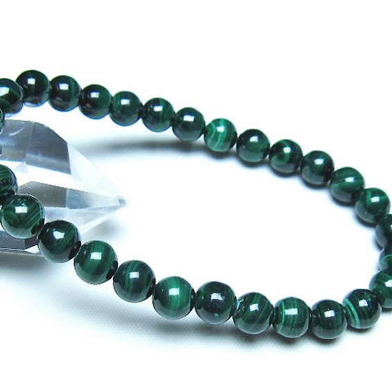 マラカイト ブレスレット 7mm [t115-4667]