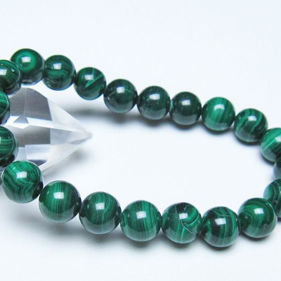 マラカイト ブレスレット 10mm [t115-4700]