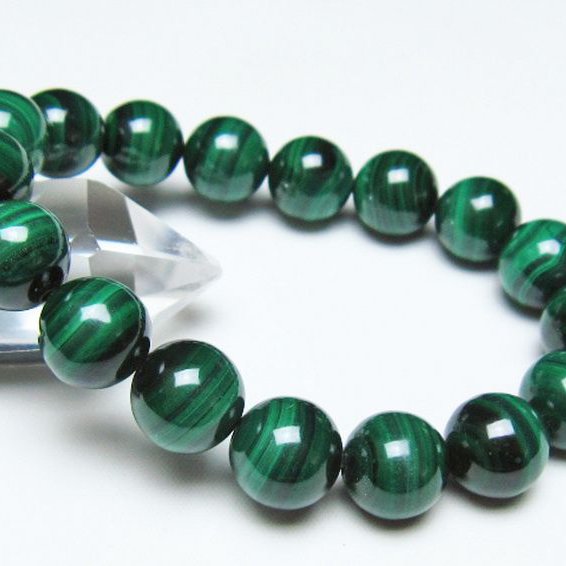 マラカイト ブレスレット 12mm [t115-4984]