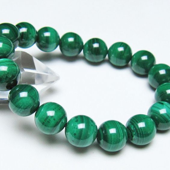 マラカイト ブレスレット 12mm [t115-4986]