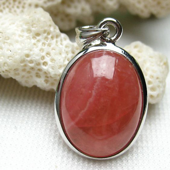 インカローズ ロードクロサイト ペンダント [T117-1190]