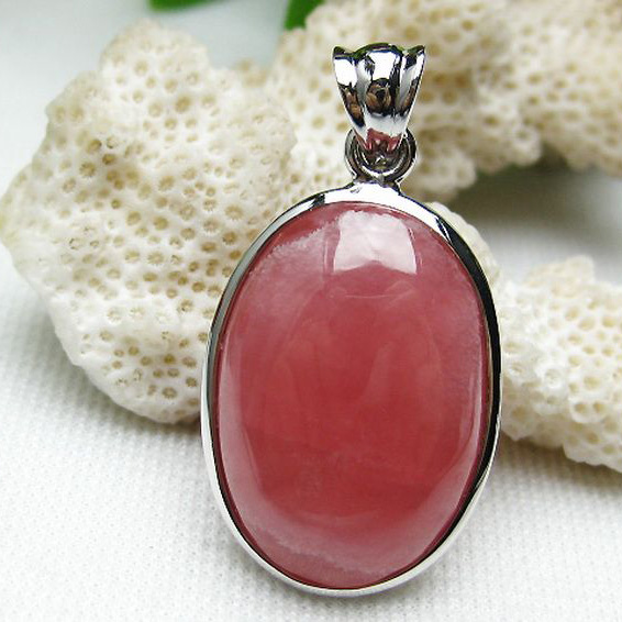 インカローズ ロードクロサイト ペンダント [T117-1242]