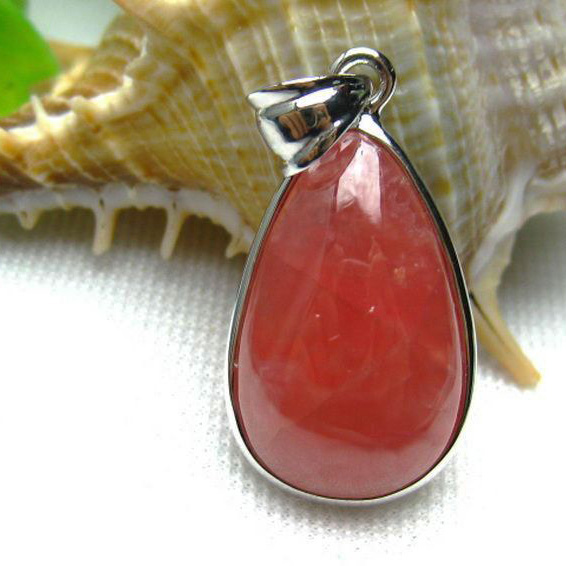 インカローズ ロードクロサイト ペンダント [T117-1288]