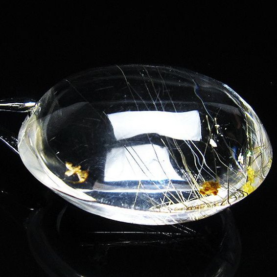 プラチナ入水晶 ペンダント [T12-1853]