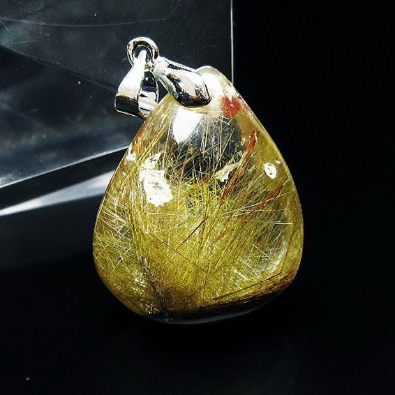 プラチナ入水晶 ペンダント [T12-2023]