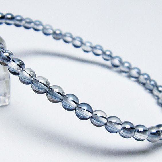 レインボーオーラ水晶 ブレスレット 4mm [T125-6005]