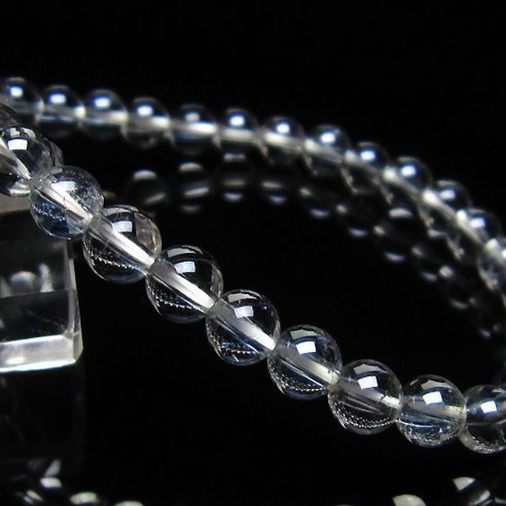 レインボーオーラ水晶 ブレスレット 6mm [t125-6051]