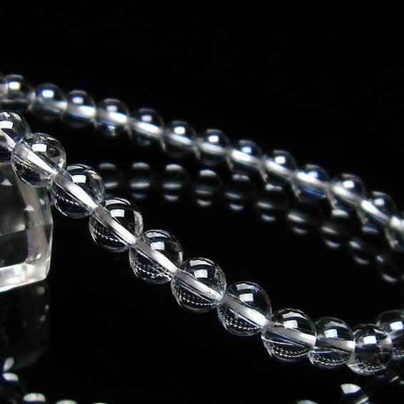 レインボーオーラ水晶 ブレスレット 6mm [T125-6053]