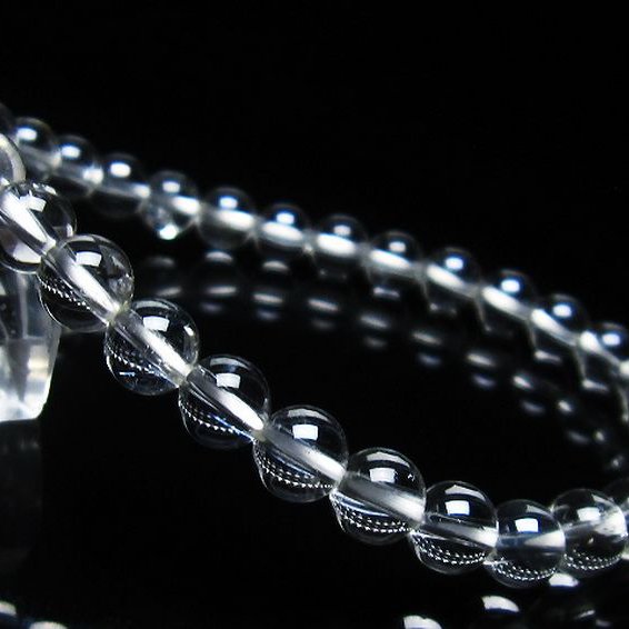 レインボーオーラ水晶 ブレスレット 6mm [T125-6291]