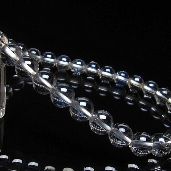 レインボーオーラ水晶 ブレスレット 6mm [T125-6410]